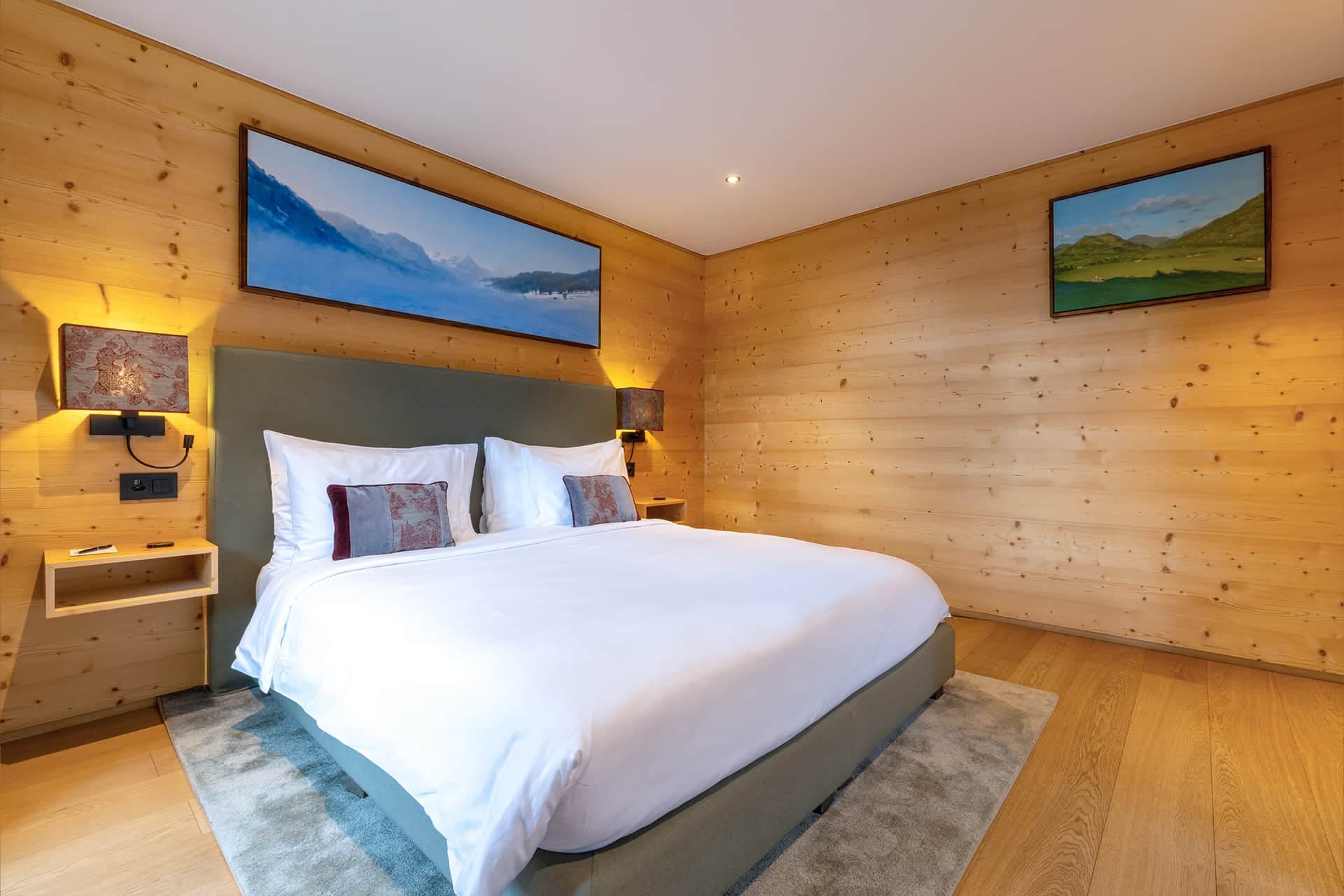 Chambre Prestige de l’Hôtel Valrose à Rougemont