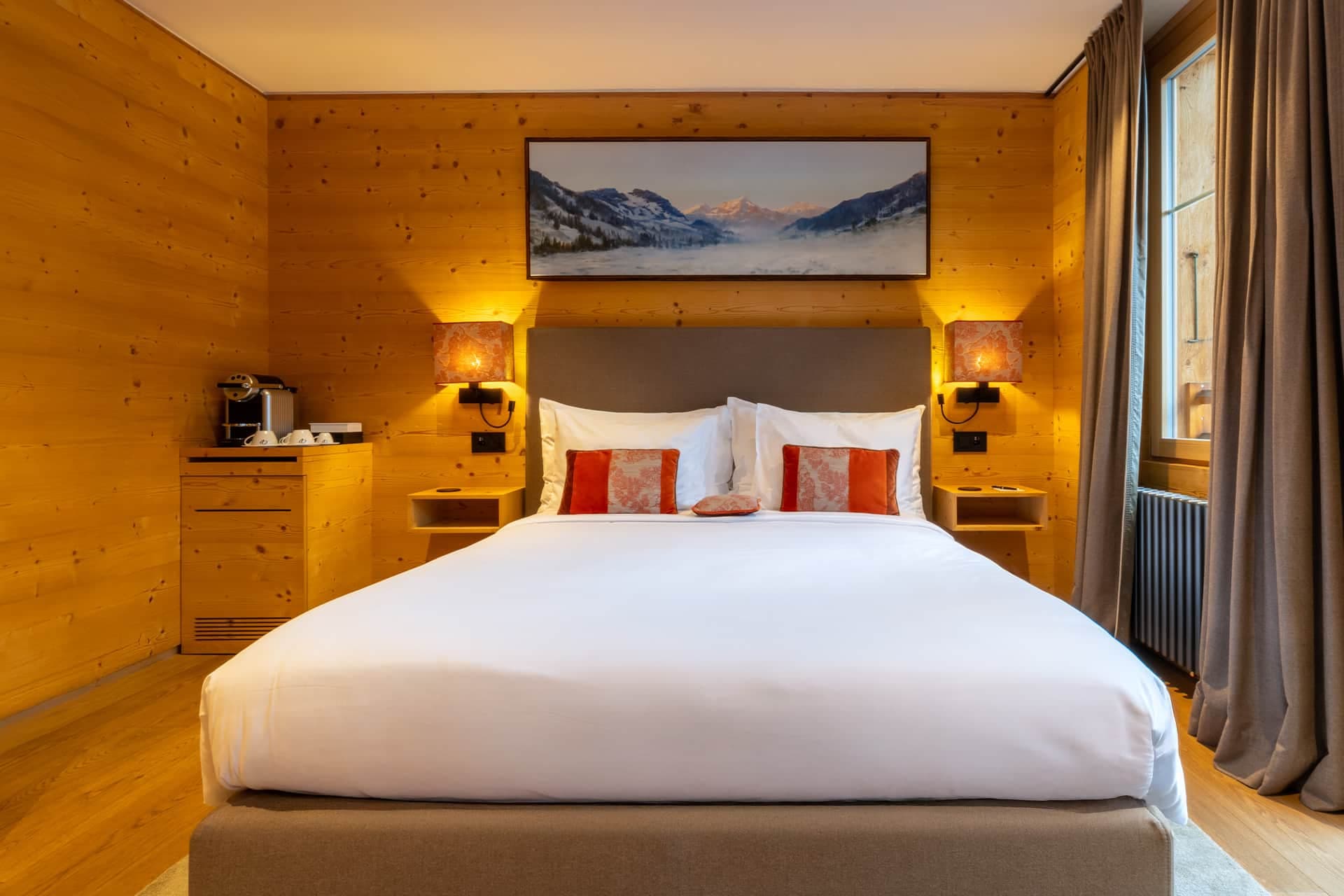 Vue depuis une chambre Classique du Valrose