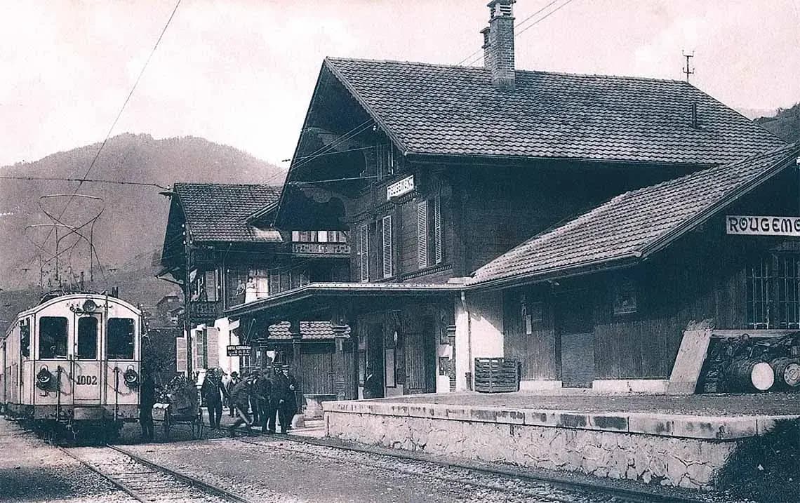 Il Valrose sotto la neve, fotografia d’archivio