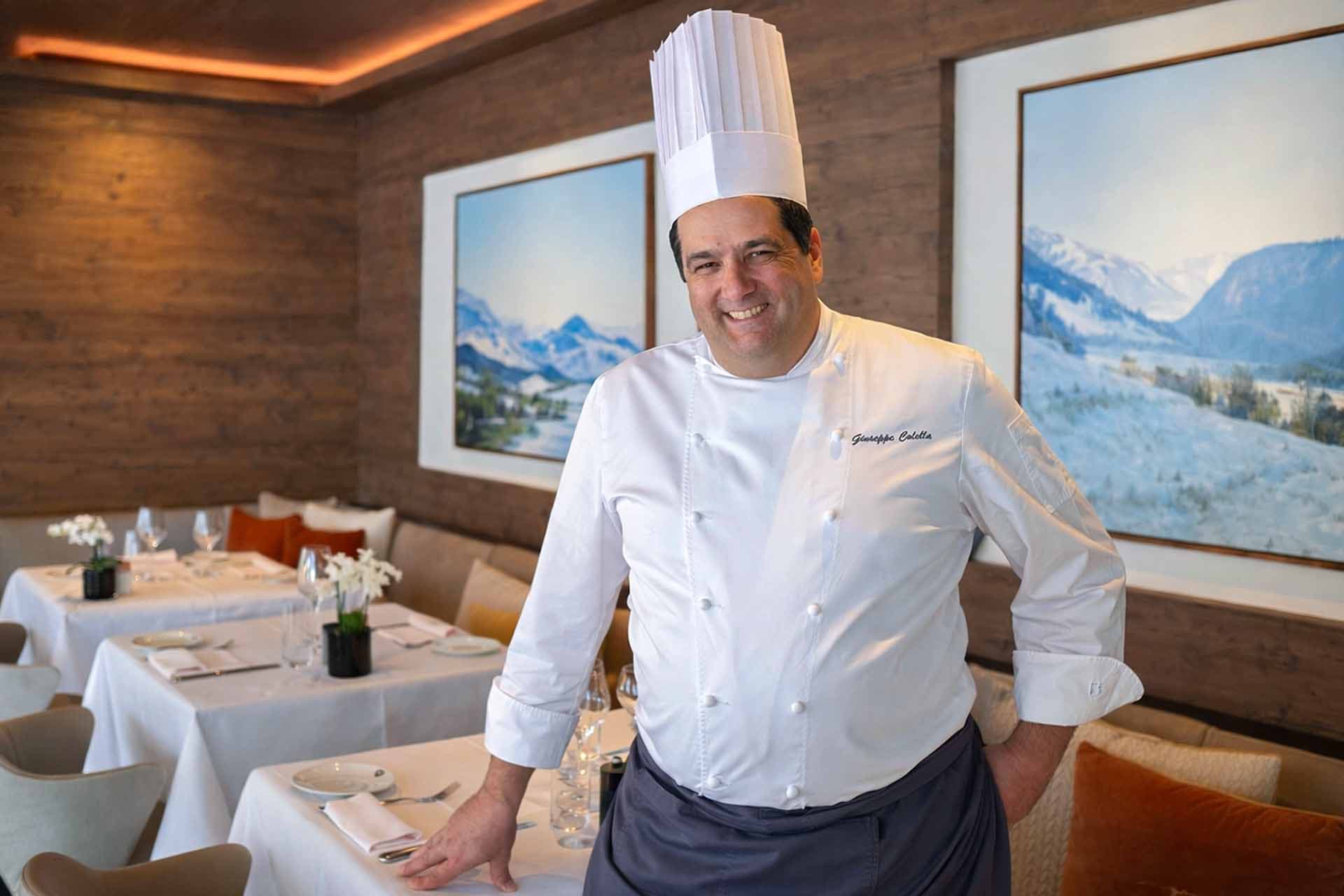 Küchenchef Giuseppe Colella in der Küche